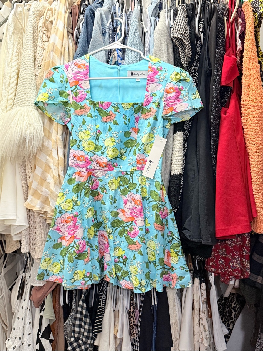 RARE Kenley Collins Floral Dress Ariana Grande 2013 VMA Style NWT S